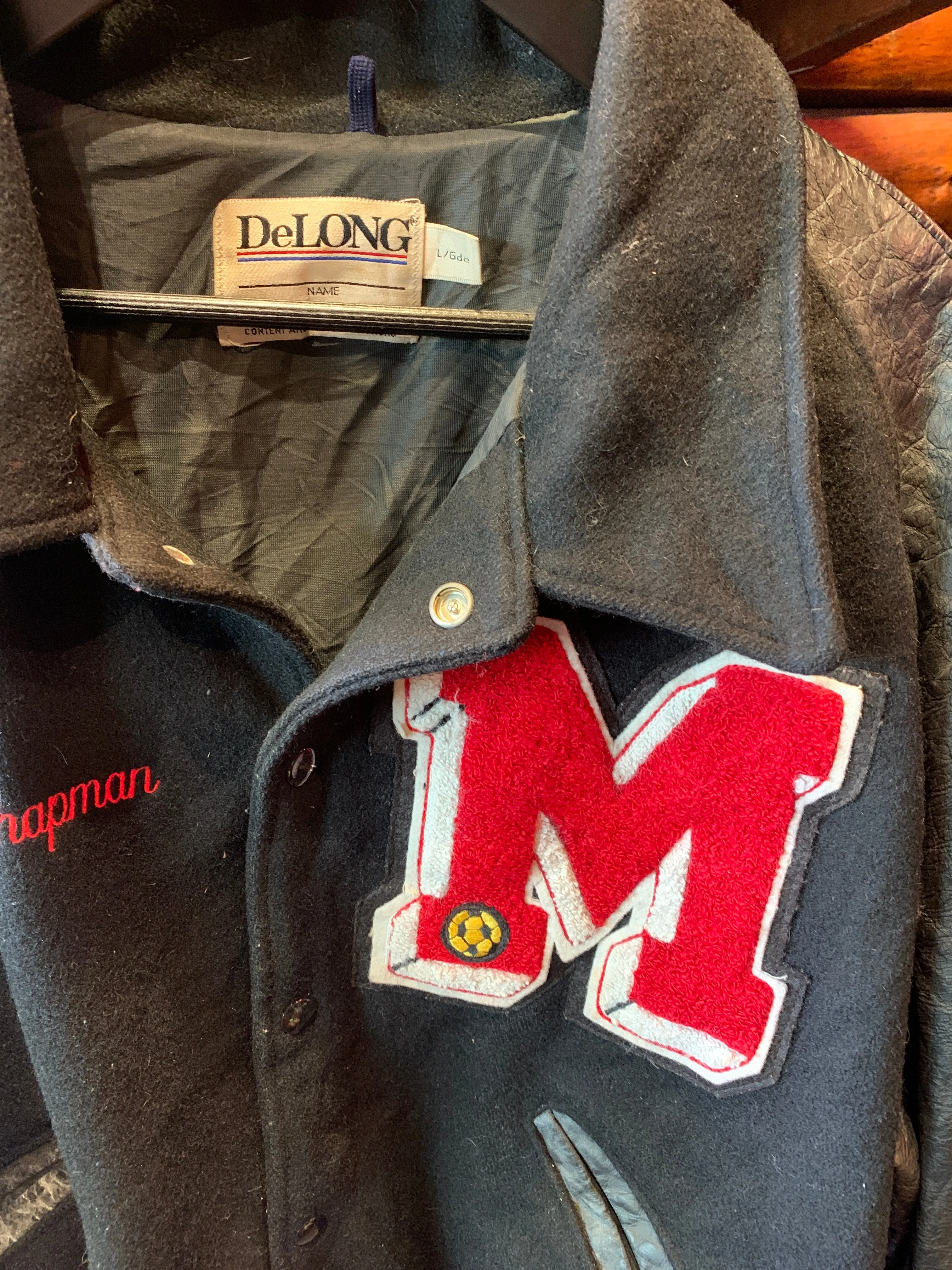 Vintage Maryville Rebels Letterman Jacket, Large