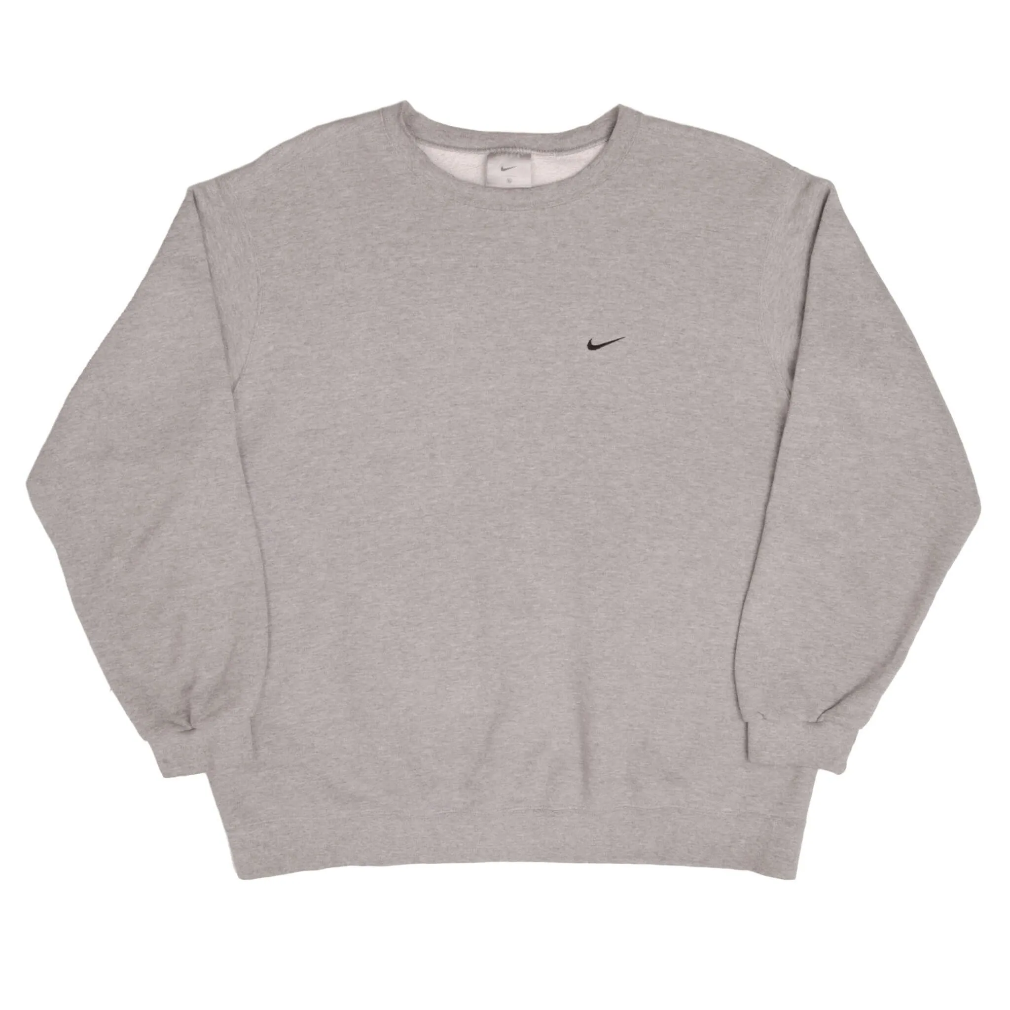 VINTAGE NIKE SWOOSH GREY SWEATSHIRT 2000S XL