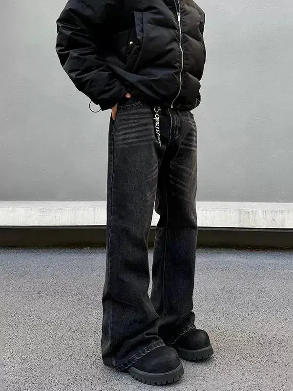 Vintage Straight Flared Jeans