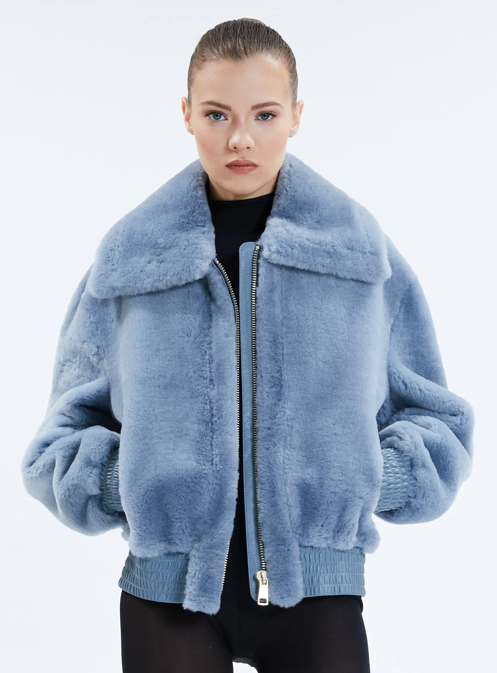 WILLOW  | LONG HAIR SHEARLING JACKET