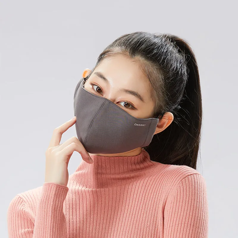 Winter Warm Face Cover Facemask with Filter Insert Slot - No Filter Included