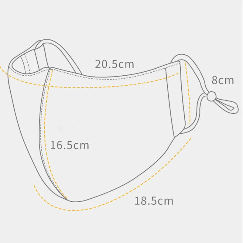 Winter Warm Face Cover Facemask with Filter Insert Slot - No Filter Included