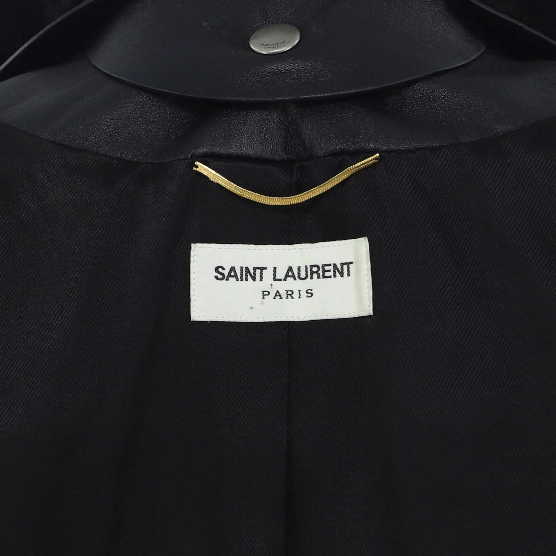 Women's Button Up Jacket Leather with Shearling
