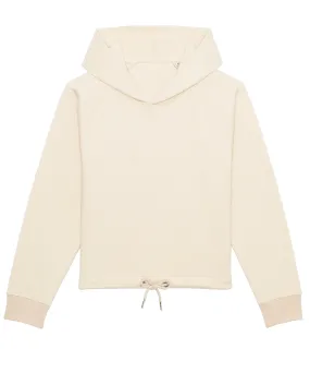 Womens Stella Bower cropped hoodie  (STSW132) | Natural Raw
