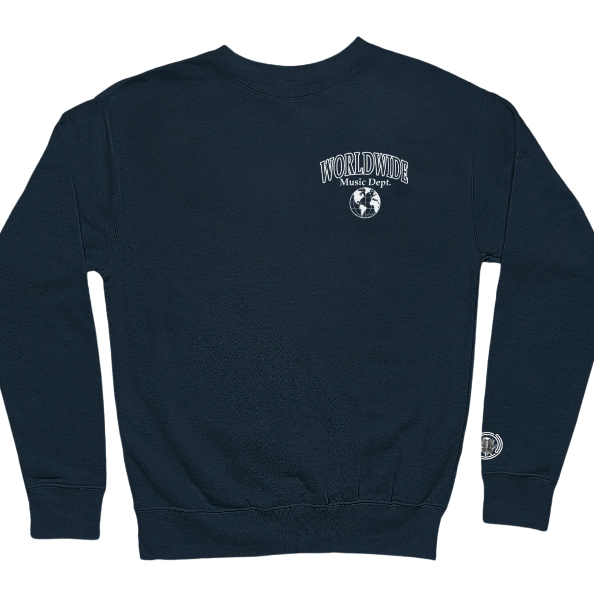 Worldwide Music Dept. Crewneck Sweatshirt - Navy