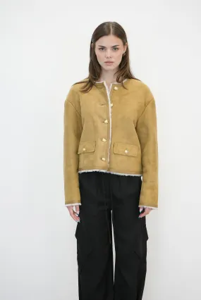 ZANIE SHORT SHEARLING JACKET